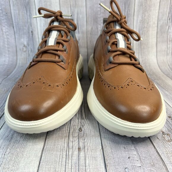 Cole Haan Zerogrand Work from Anywhere Oxford, Wingtip British Tan Men’s 9 W - Picture 6 of 11